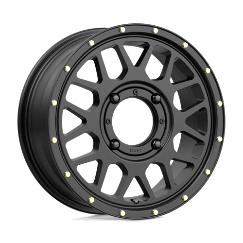 KMC Powersports | KS135 GRENADE | 15.0x6.00 | 4X156 | 38 | SATIN BLACK