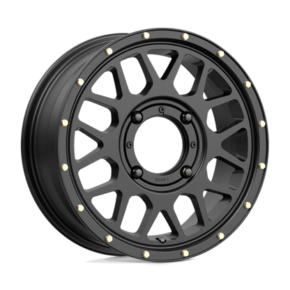 KMC Powersports | KS135 GRENADE | 15.0x6.00 | 4X156 | 38 | SATIN BLACK