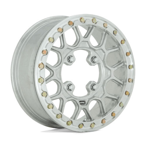 KMC Powersports | KS435 GRENADE BEADLOCK FORGED | 15.0x6.00 | 4X137 | 38 | RAW MACHINED FORGED