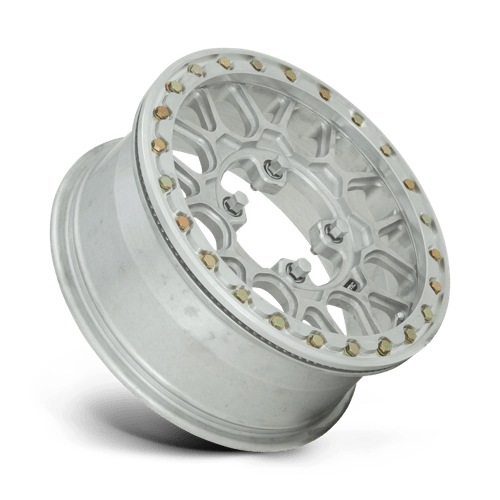 KMC Powersports | KS435 GRENADE BEADLOCK FORGED | 15.0x6.00 | 4X156 | 38 | RAW MACHINED FORGED