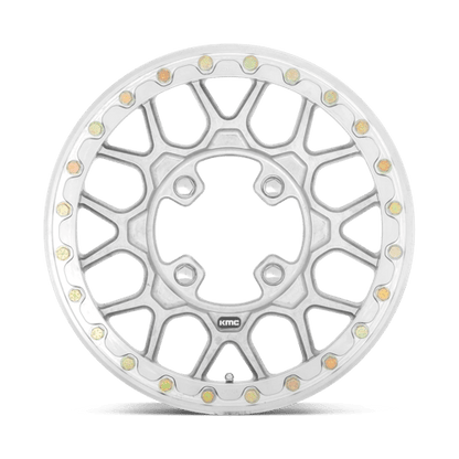KMC Powersports | KS435 GRENADE BEADLOCK FORGED | 15.0x6.00 | 4X156 | 38 | RAW MACHINED FORGED
