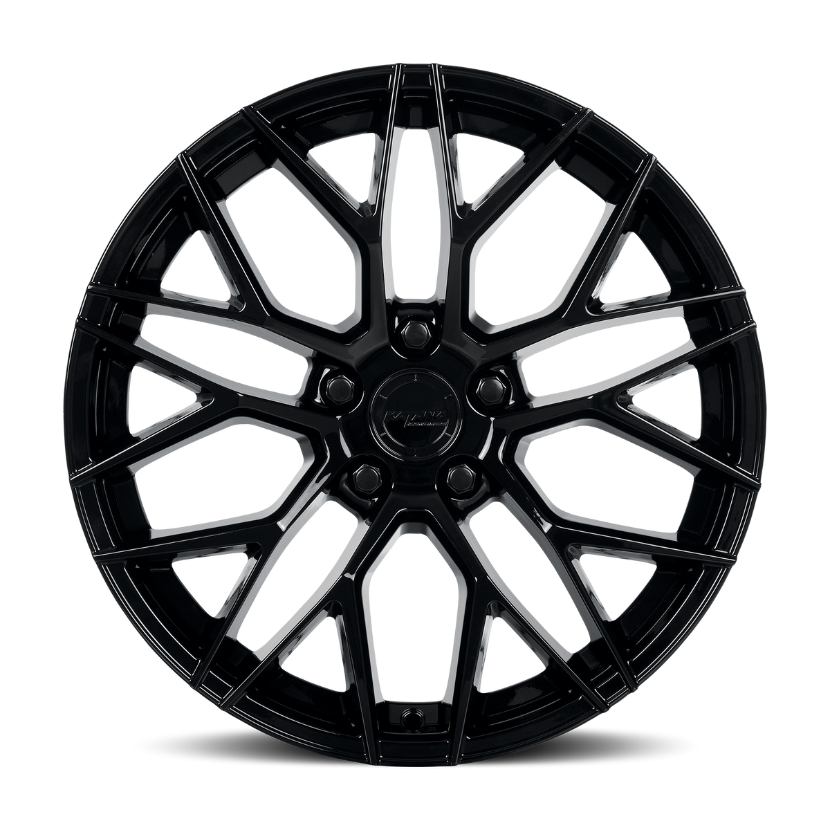 KATANA RACING KR01 Glossy Black | 20x8.5 | 5x120 | +40mm | KR01-208545GB