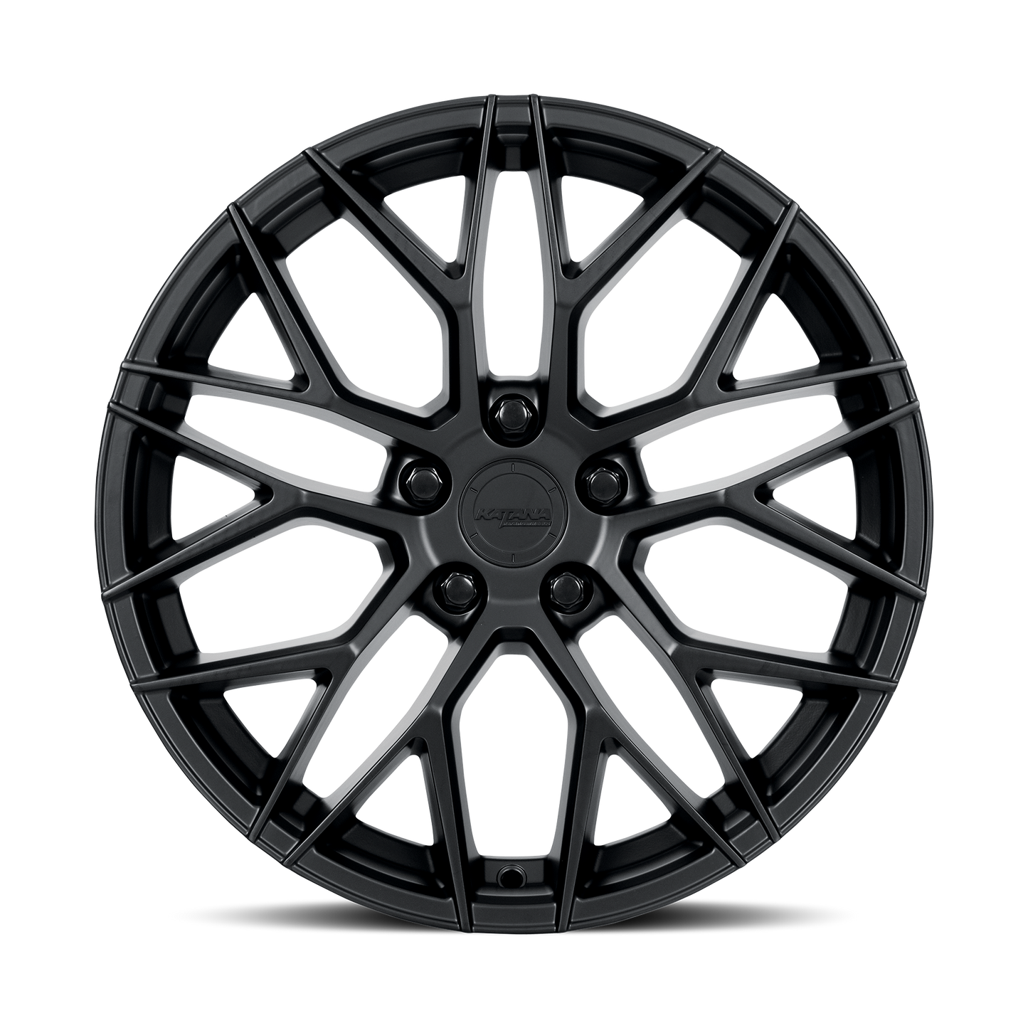 KATANA RACING KR01 Matte Black | 17x7.5 | 5x100 | +40mm | KR01-177550MB