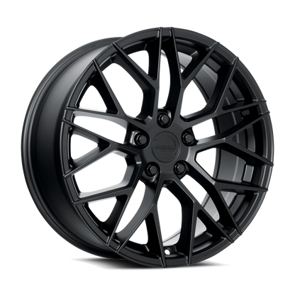 KATANA RACING KR01 Matte Black | 17x7.5 | 5x108 | +40mm | KR01-177558MB