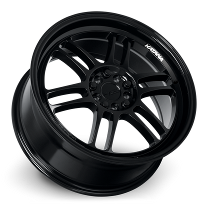 KATANA RACING KR02 Glossy Black | 18x8.0 | 5x112/5x114.3 | +40mm | KR02-188012GB