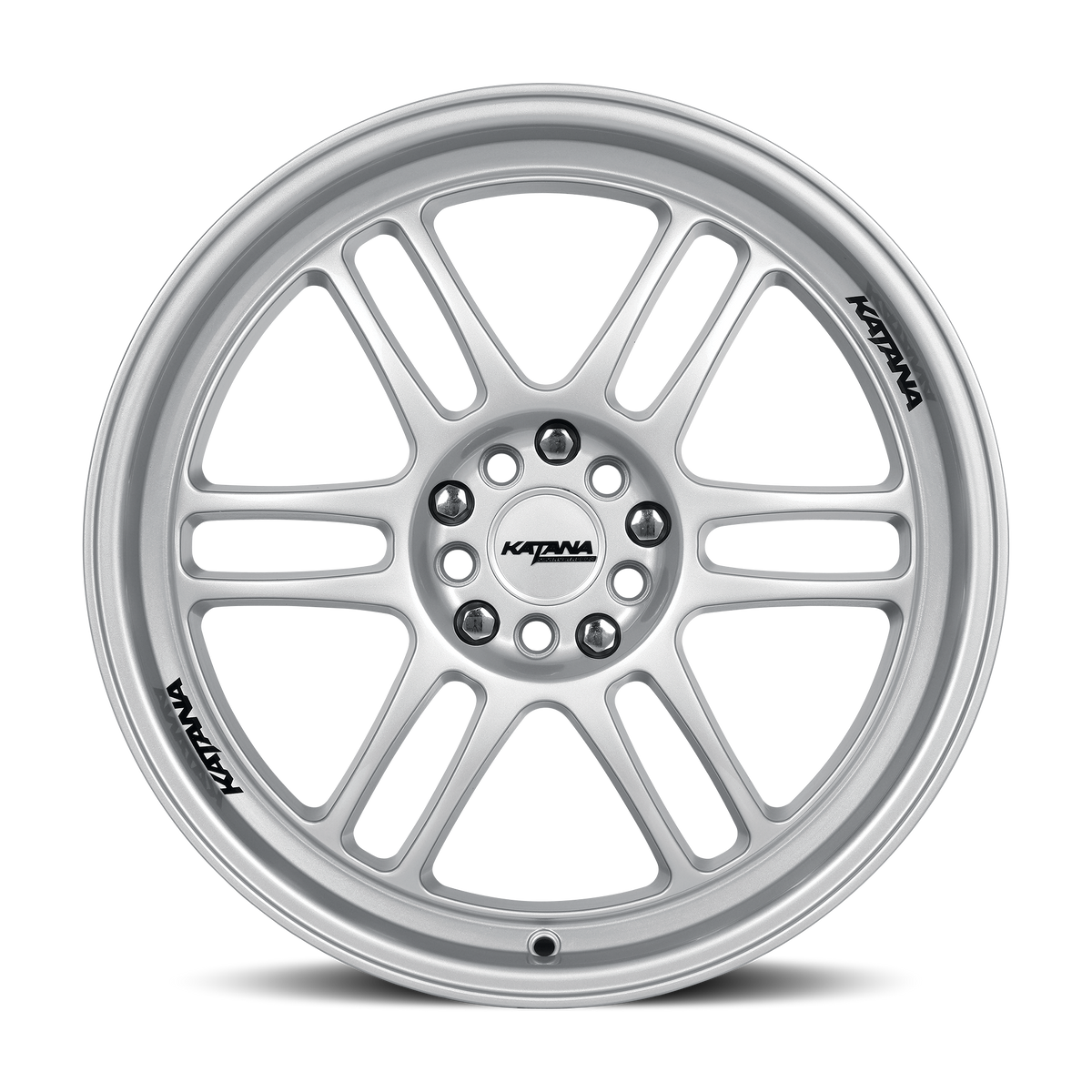 KATANA RACING KR02 Glossy Sliver | 18x8.0 | 5x100/5x114.3 | +40mm | KR02-188005GS