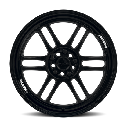KATANA RACING KR02 Matte Black | 18x8.0 | 5x108/5x114.3 | +40mm | KR02-188008MB