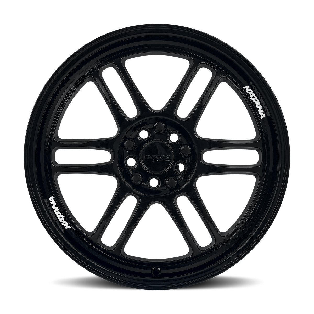 KATANA RACING KR02 Matte Black | 17x7.5 | 4x108/4x114.3 | +40mm | KR02-177502MB
