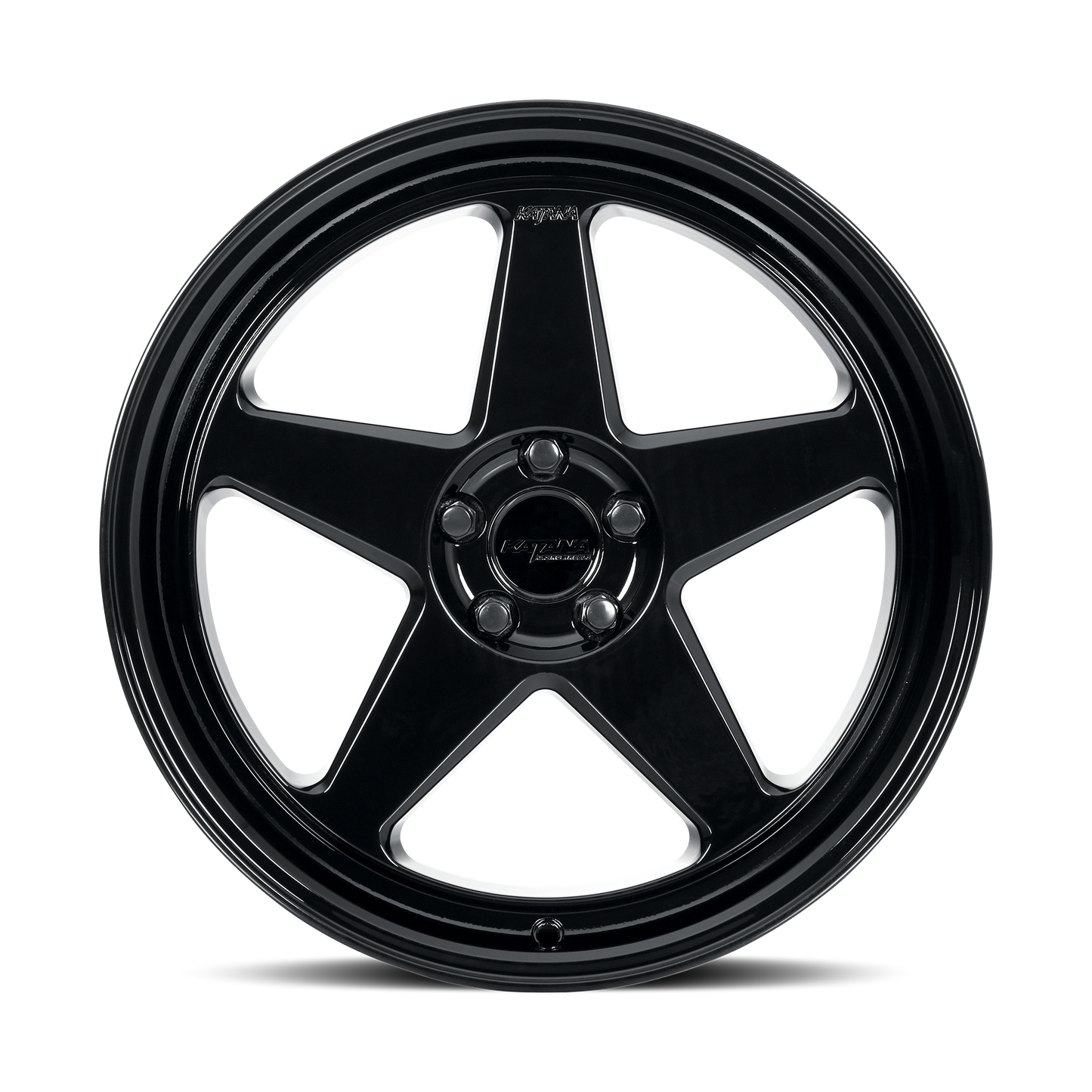 KATANA RACING KR03 Glossy Black | 18x8.0 | 5x108 | +40mm | KR03-188058GB