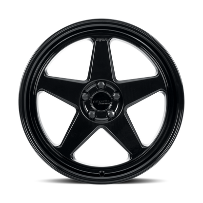 KATANA RACING KR03 Glossy Black | 18x8.0 | 5x108 | +40mm | KR03-188058GB
