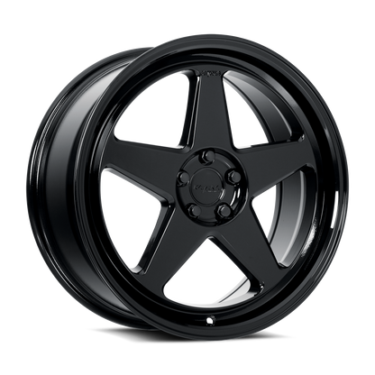 KATANA RACING KR03 Glossy Black | 18x8.0 | 5x105 | +40mm | KR03-188056GB
