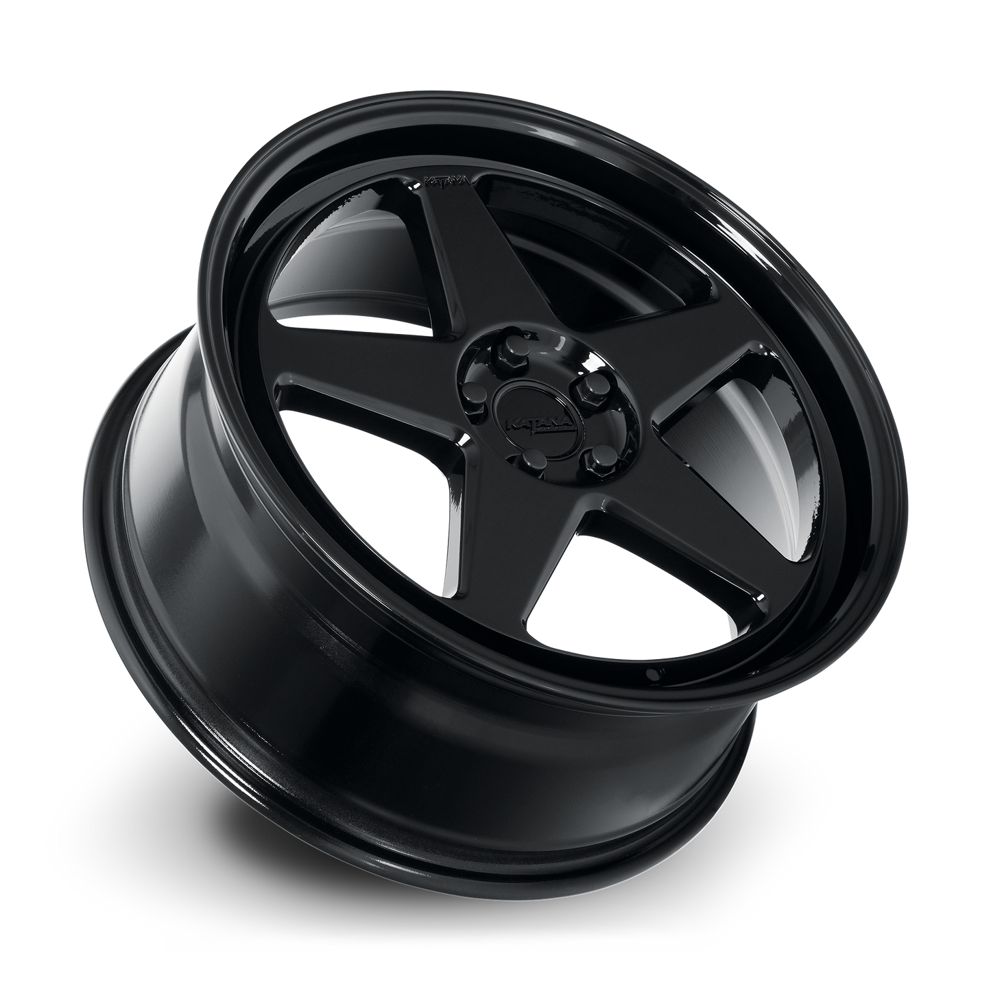 KATANA RACING KR03 Glossy Black | 18x8.0 | 5x114.3 | +40mm | KR03-188054GB