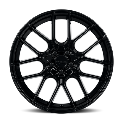 KATANA RACING KR04 Glossy Black | 18x8.0 | 5x108/5x114.3 | +40mm | KR04-188008GB