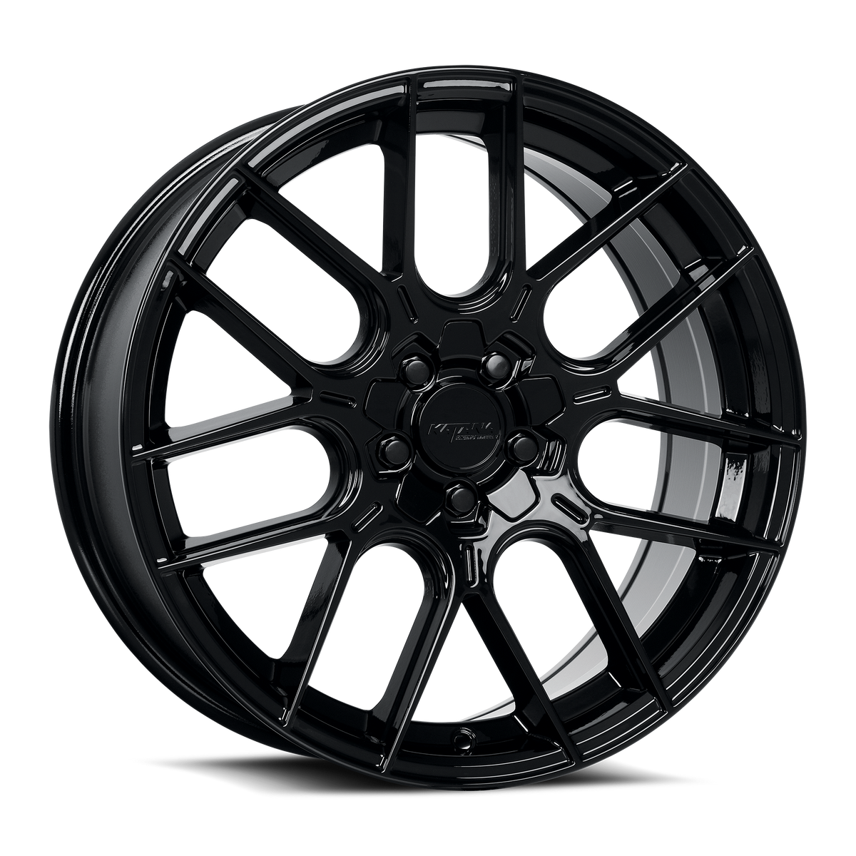 KATANA RACING KR04 Glossy Black | 18x8.0 | 5x100/5x114.3 | +40mm | KR04-188005GB