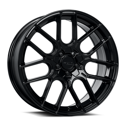 KATANA RACING KR04 Glossy Black | 20x8.5 | 5x120/5x114.3 | +40mm | KR04-208514GB