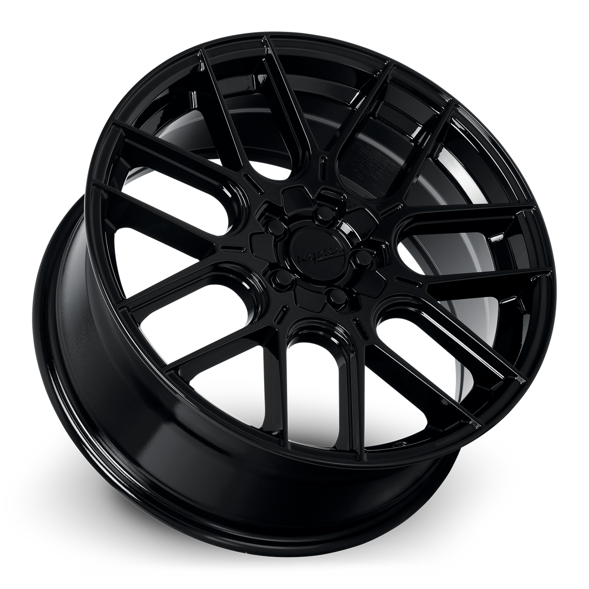 KATANA RACING KR04 Glossy Black | 18x8.0 | 5x112/5x114.3 | +40mm | KR04-188012GB