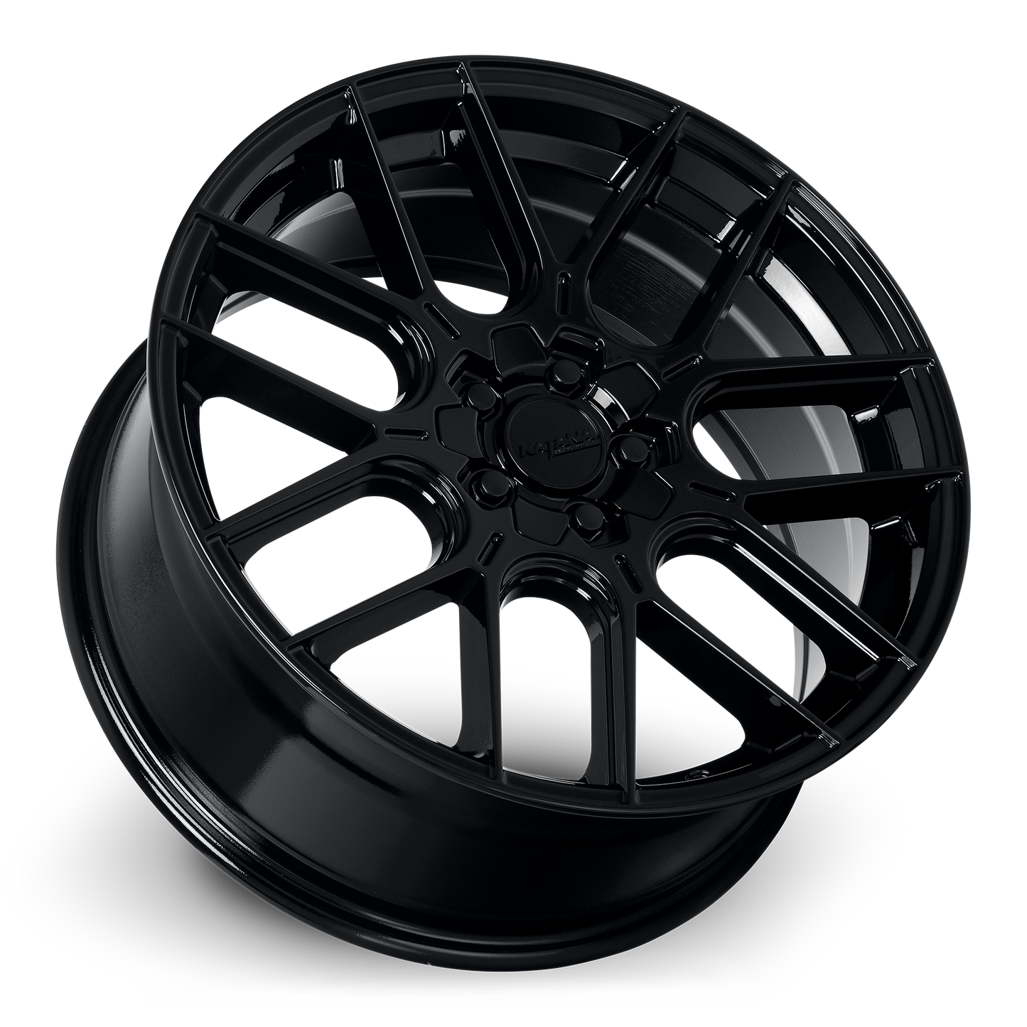 KATANA RACING KR04 Glossy Black | 20x8.5 | 5x110/5x114.3 | +40mm | KR04-208509GB