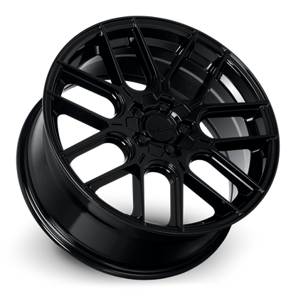 KATANA RACING KR04 Glossy Black | 18x8.0 | 5x105/5x114.3 | +40mm | KR04-188013GB