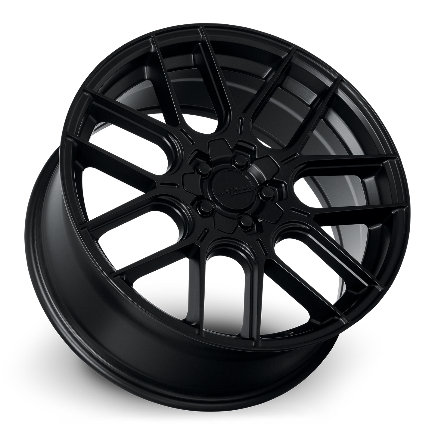 KATANA RACING KR04 Matte Black | 20x8.5 | 5x120/5x114.3 | +40mm | KR04-208514MB