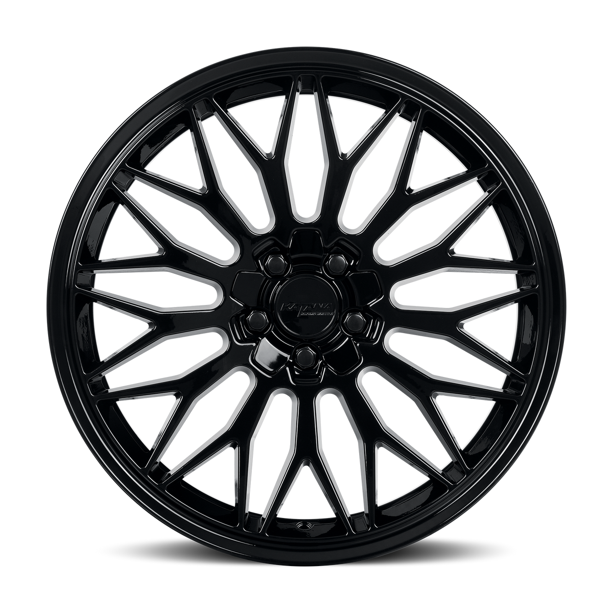 KATANA RACING KR05 Glossy Black | 17x7.5 | 5x100/5x114.3 | +40mm | KR05-177505GB