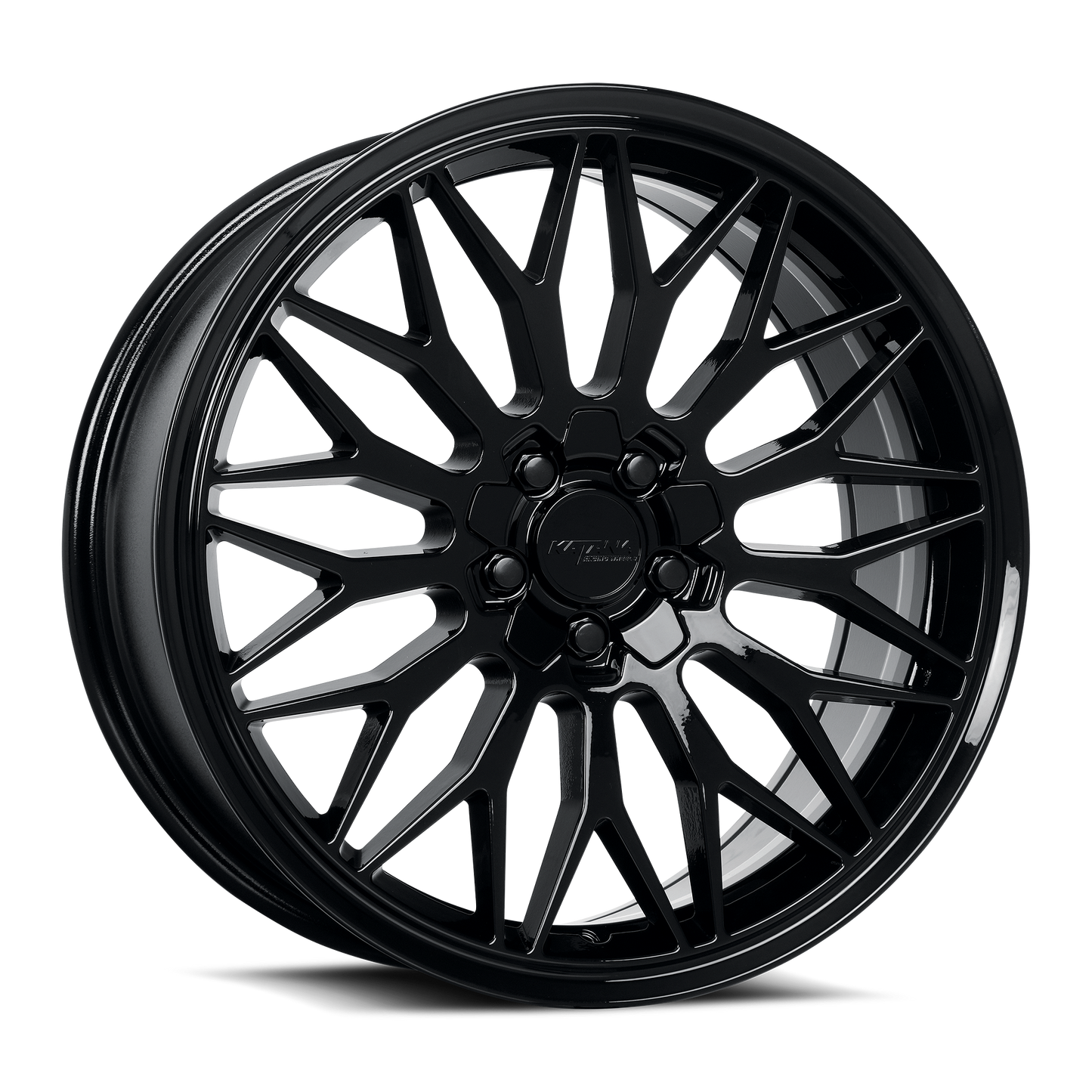 KATANA RACING KR05 Glossy Black | 18x8.0 | 5x120/5x114.3 | +40mm | KR05-188014GB