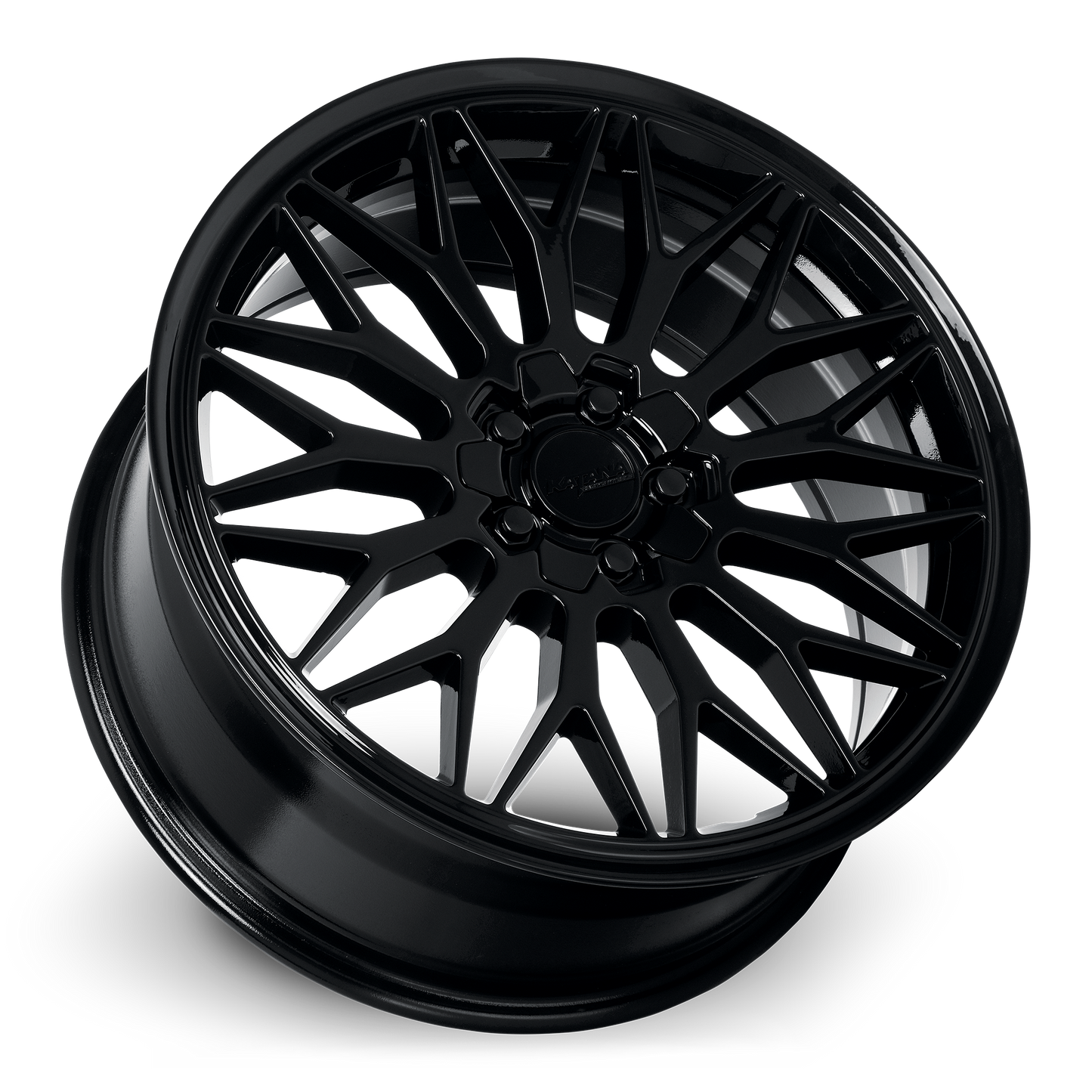 KATANA RACING KR05 Glossy Black | 17x7.5 | 5x100/5x114.3 | +40mm | KR05-177505GB