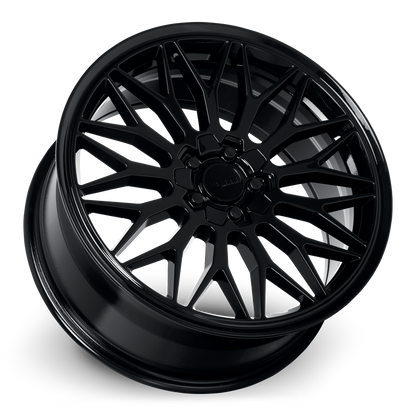 KATANA RACING KR05 Glossy Black | 18x8.0 | 5x100/5x114.3 | +40mm | KR05-188005GB