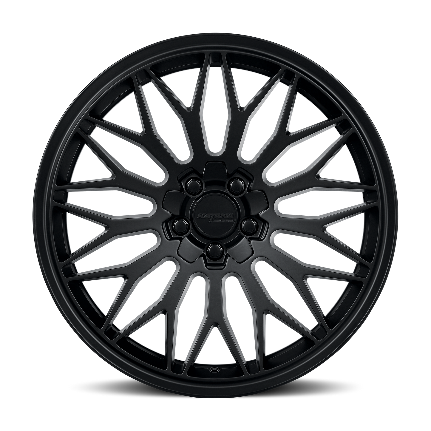 KATANA RACING KR05 Matte Black | 18x8.0 | 5x108/5x114.3 | +40mm | KR05-188008MB