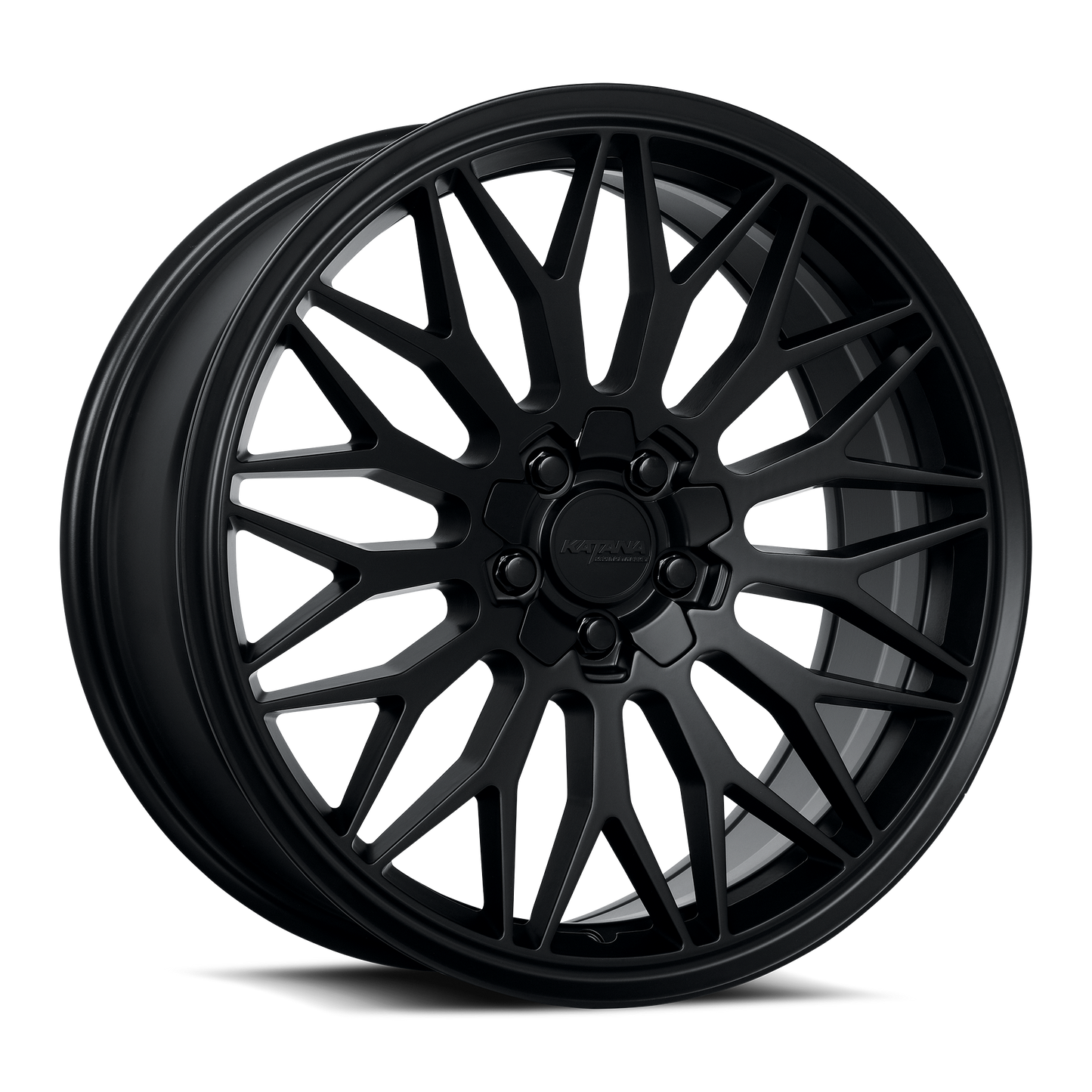 KATANA RACING KR05 Matte Black | 18x8.0 | 5x108/5x114.3 | +40mm | KR05-188008MB