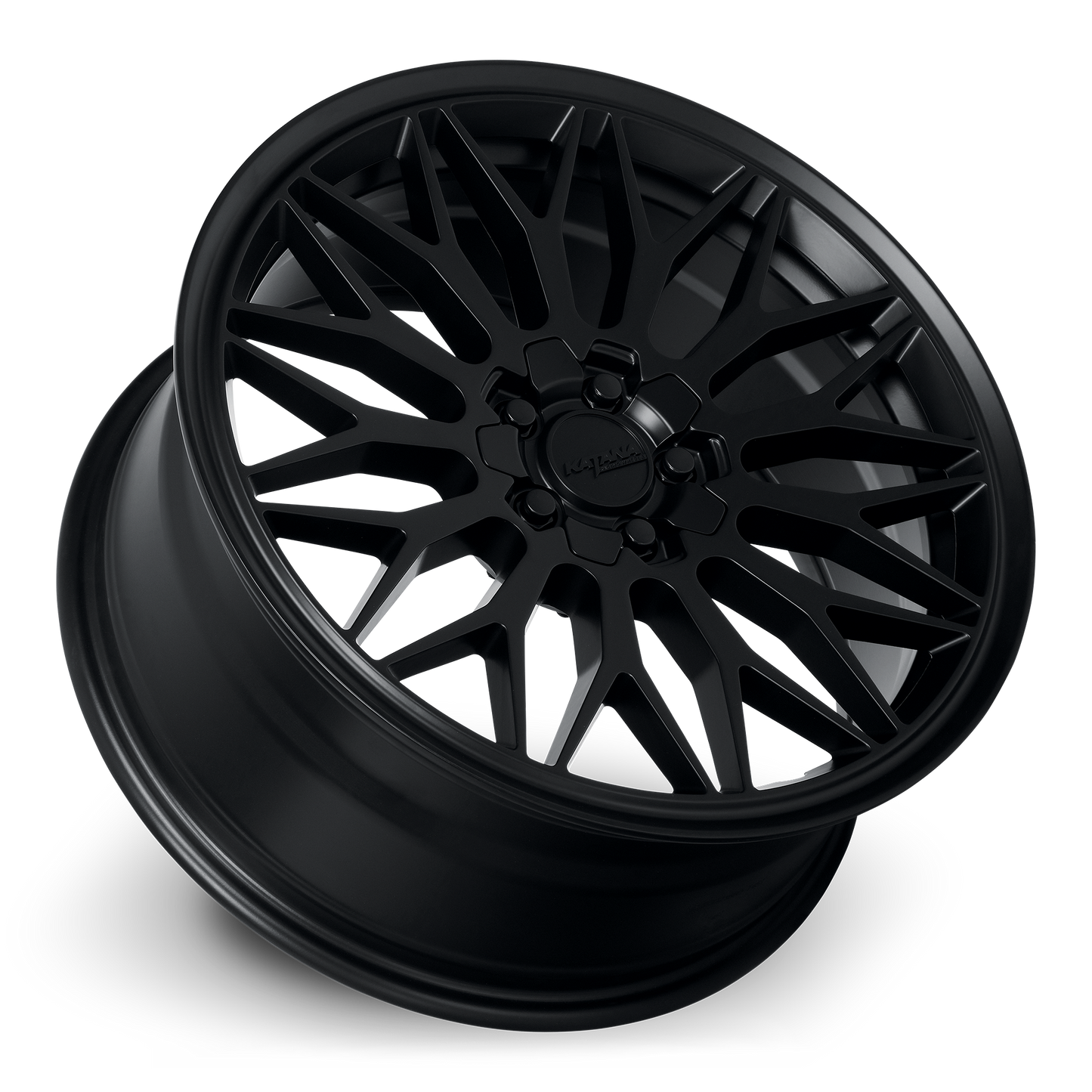 KATANA RACING KR05 Matte Black | 18x8.0 | 5x112/5x114.3 | +40mm | KR05-188012MB