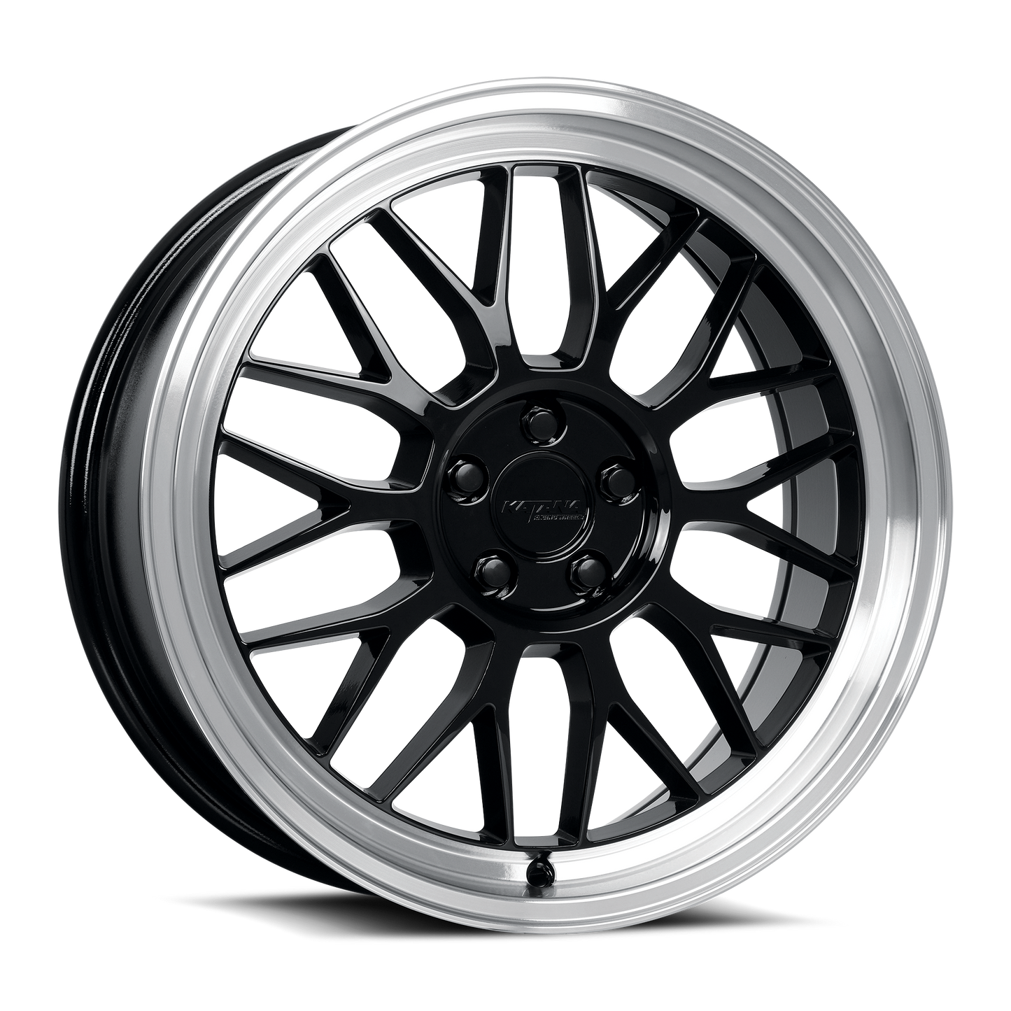 KATANA RACING KR06 Glossy Gun Metal Machine Lip | 18x8.0 | 5x100 | +40mm | KR06-188050GML