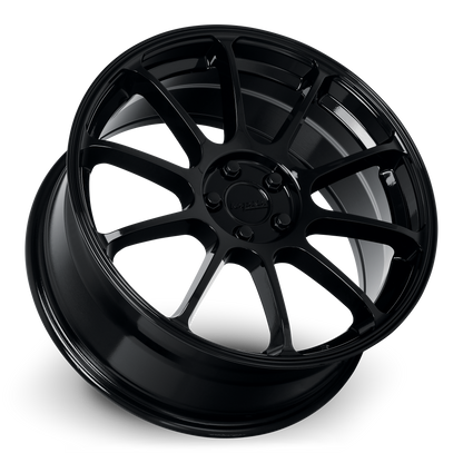 KATANA RACING KR07 Glossy Black | 18x8.0 | 5x110 | +40mm | KR07-188051GB