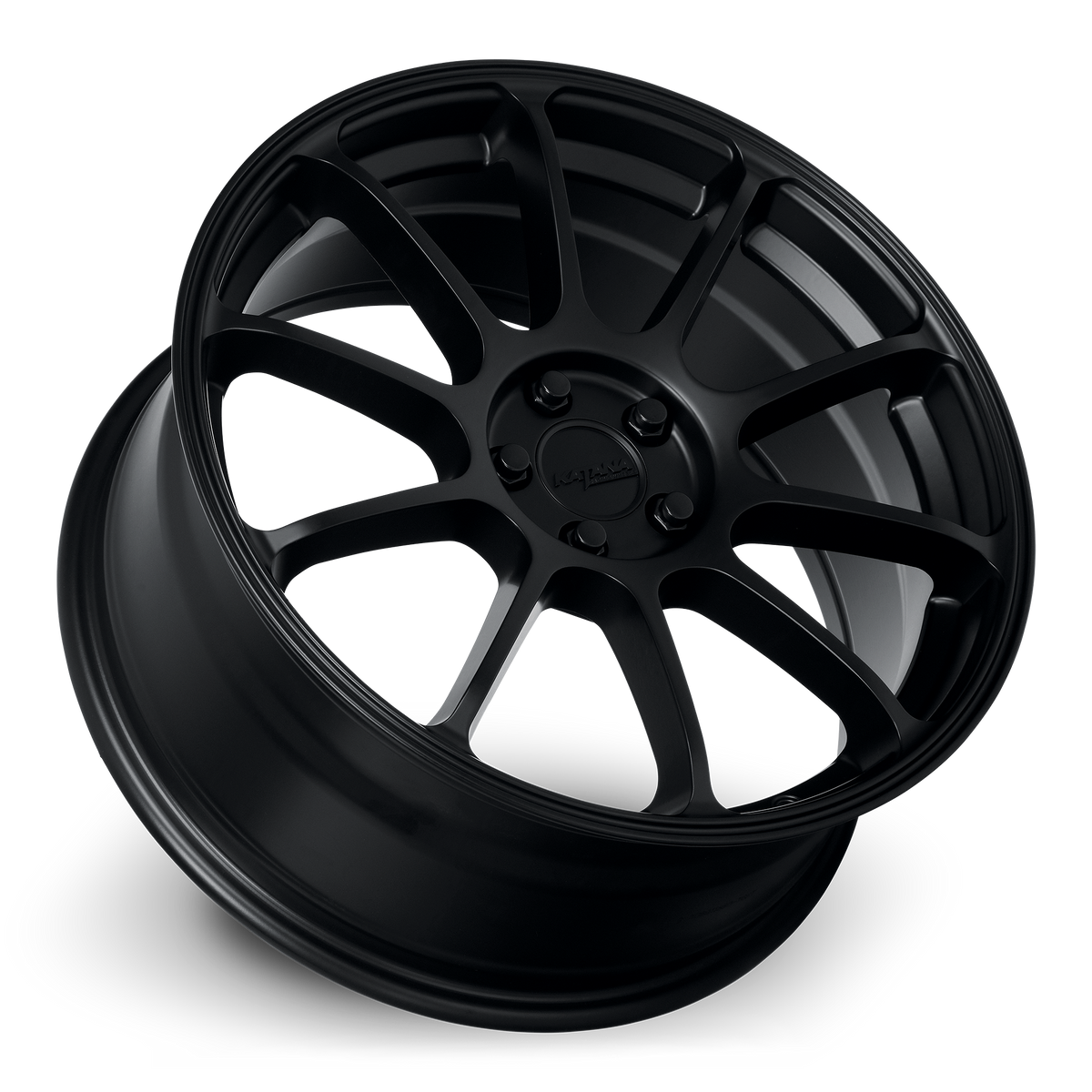 KATANA RACING KR07 Matte Black | 18x8.0 | 5x100 | +40mm | KR07-188050MB
