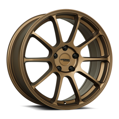 KATANA RACING KR07 Matte Bronze | 17x7.5 | 5x100 | +40mm | KR07-177550MR