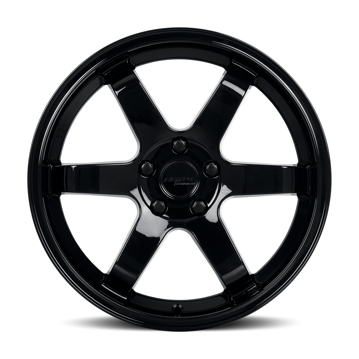 KATANA RACING KR08 Glossy Black | 18x8.0 | 5x114.3 | +40mm | KR08-188054GB