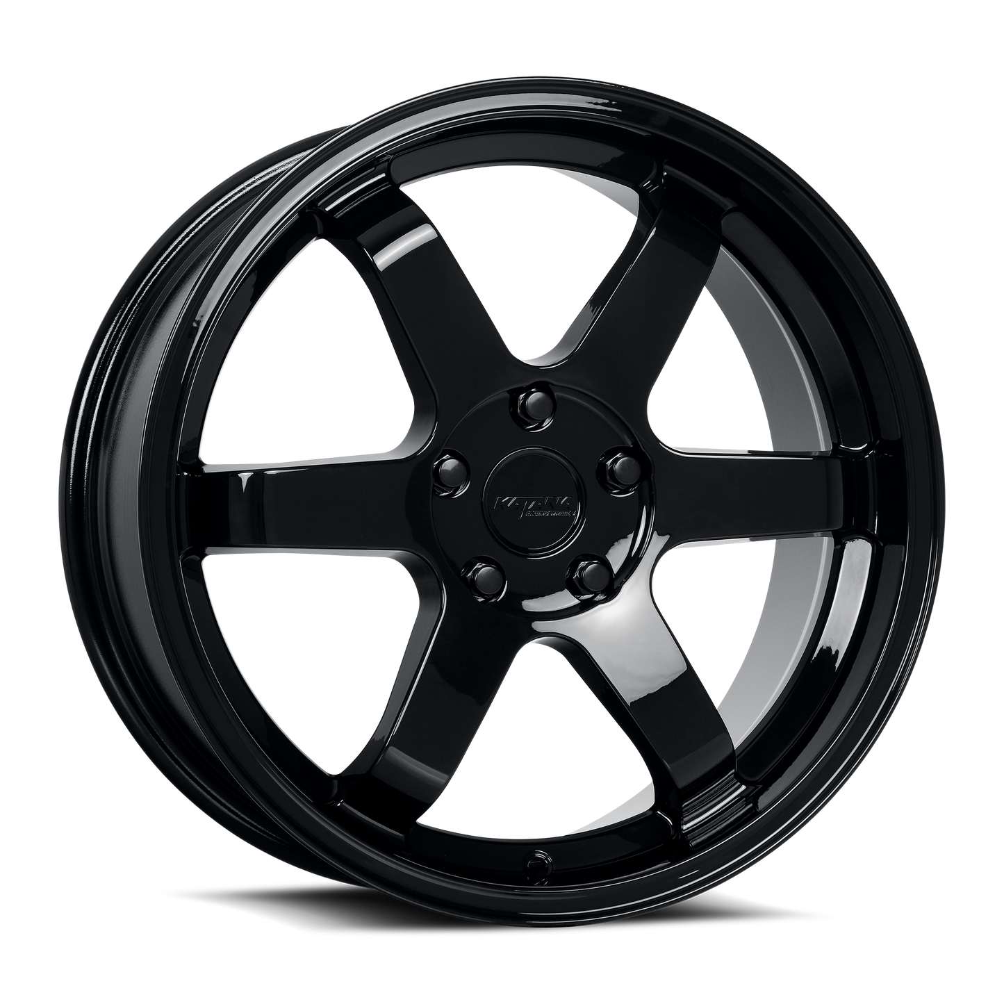 KATANA RACING KR08 Glossy Black | 18x8.0 | 5x110 | +40mm | KR08-188051GB