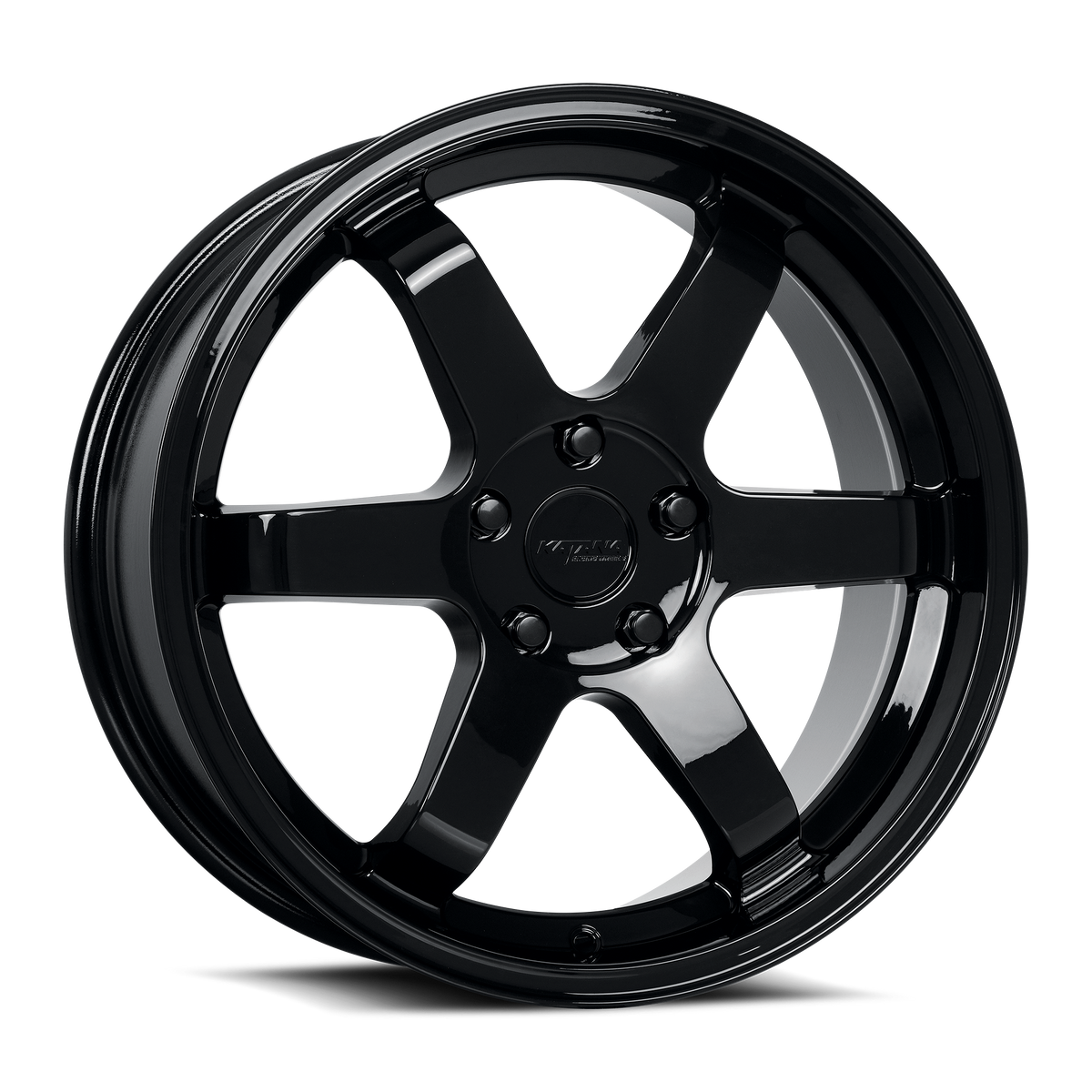 KATANA RACING KR08 Glossy Black | 18x8.0 | 5x114.3 | +40mm | KR08-188054GB