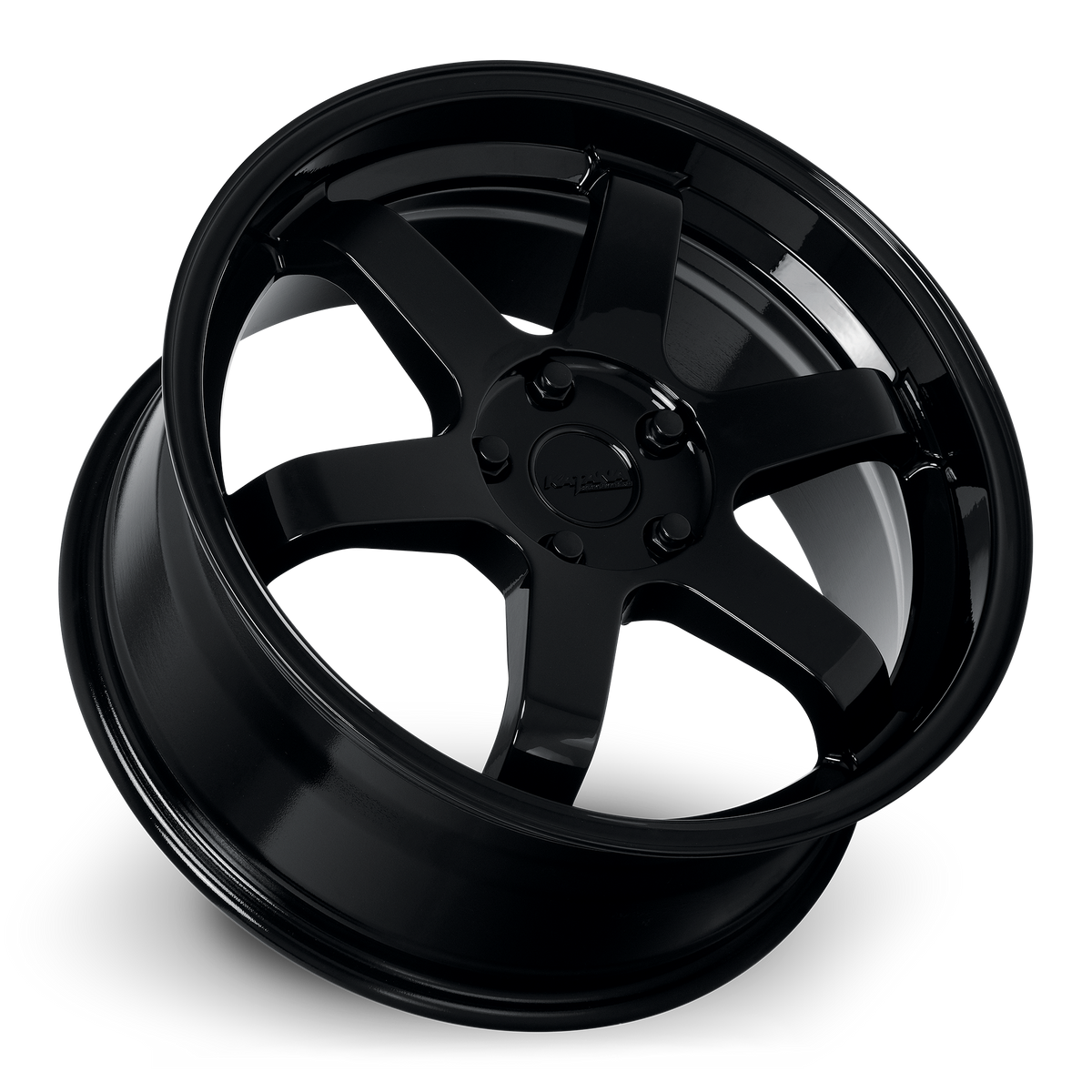 KATANA RACING KR08 Glossy Black | 18x8.0 | 5x108 | +40mm | KR08-188058GB