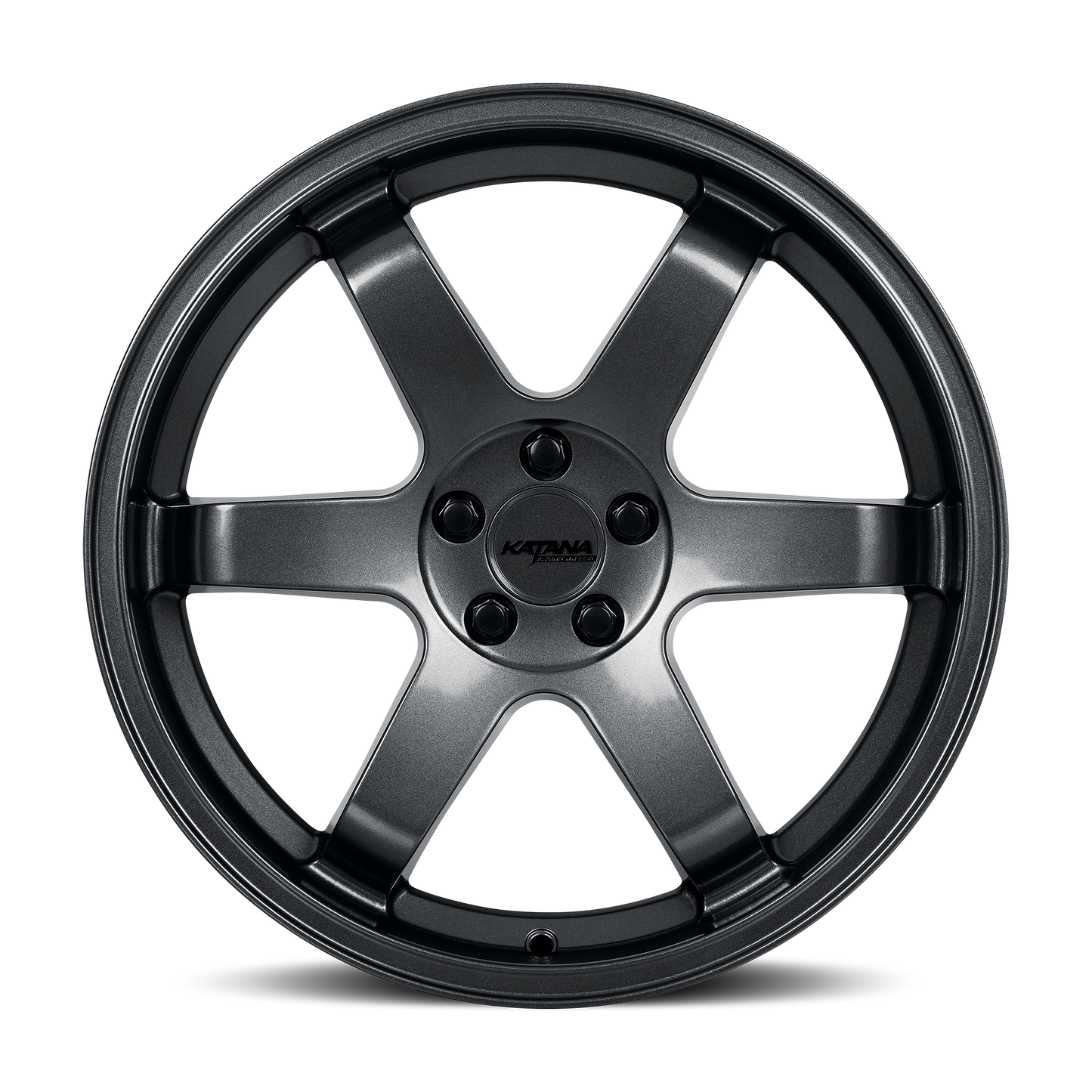 KATANA RACING KR08 Glossy GunMetal | 17x7.5 | 5x108 | +40mm | KR08-177558GM