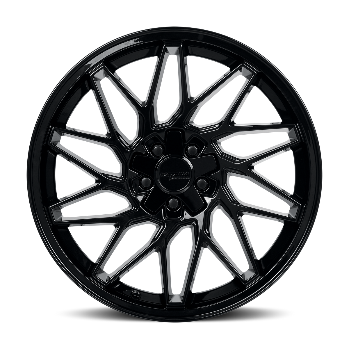 KATANA RACING KR09 Glossy Black | 18x8.0 | 5x108/5x114.3 | +40mm | KR09-188008GB