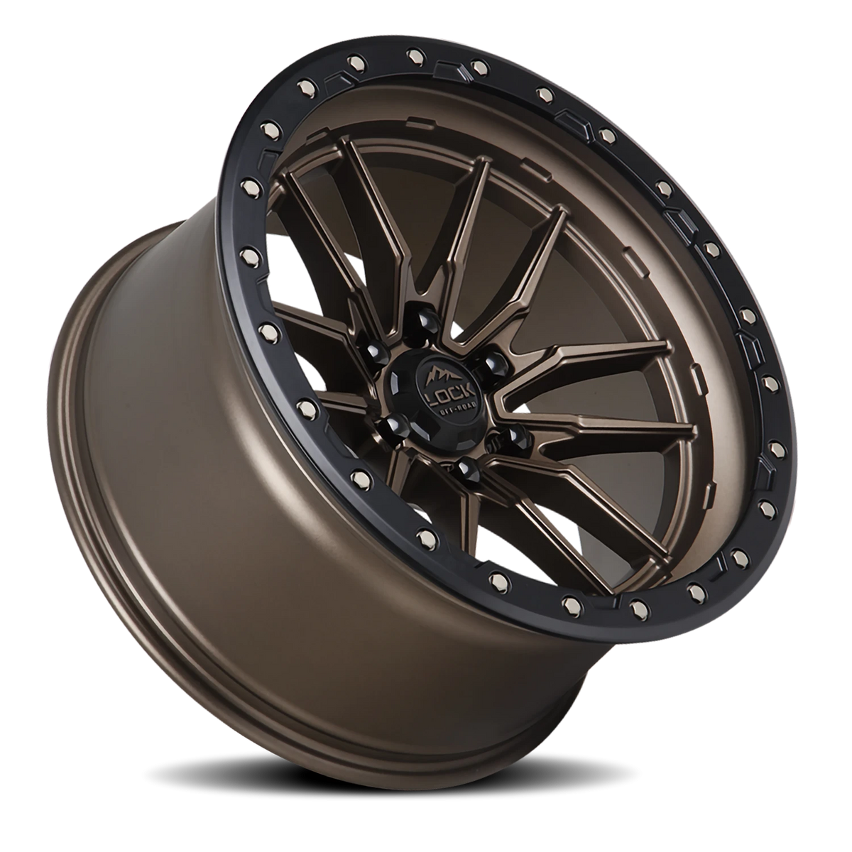 KRAWLER | 17X9 | 6X135 | -12 | MATTE BRONZE W MATTE BLACK RING | KRAWLER-7963MRMBR - Image 2
