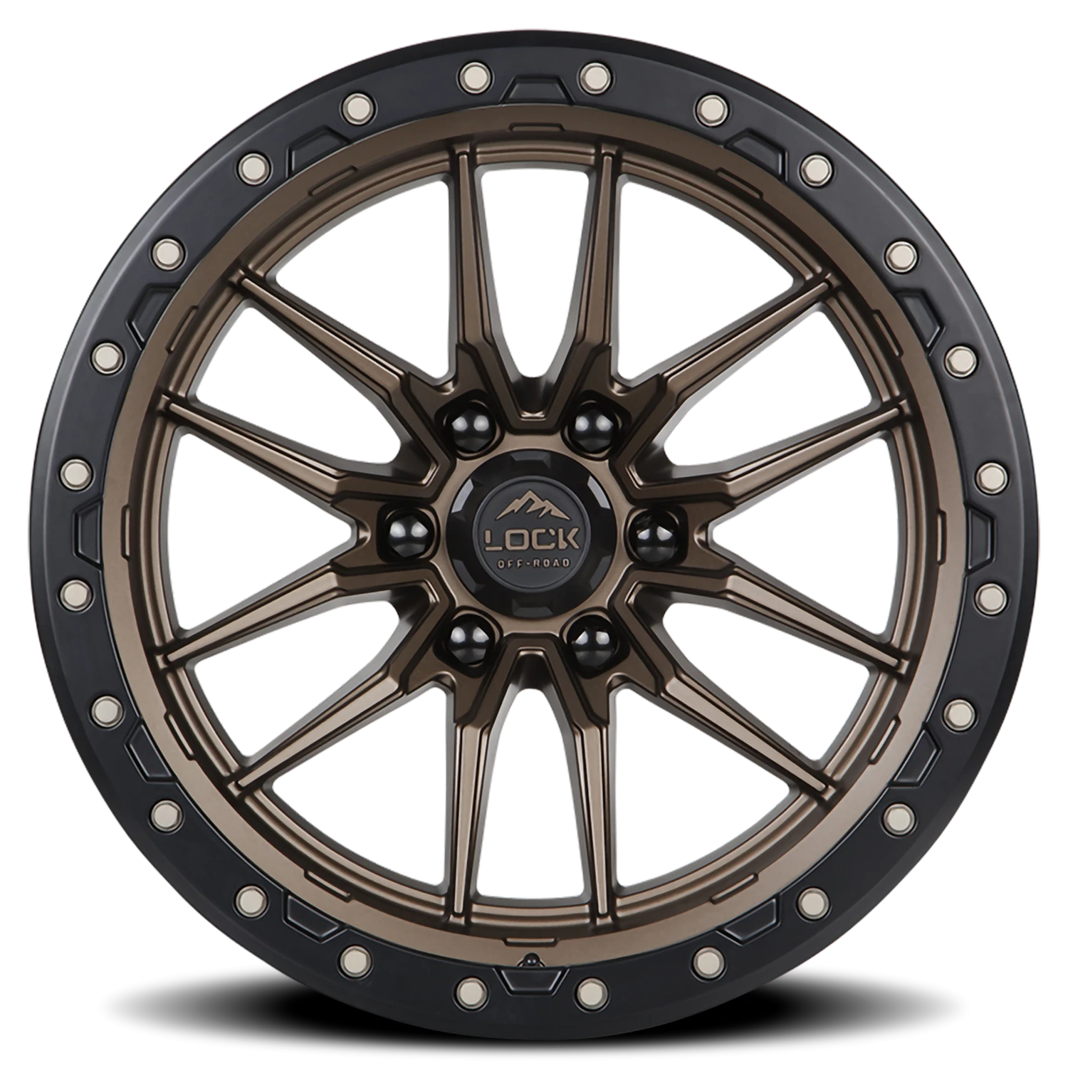 KRAWLER | 17X9 | 6X135 | -12 | MATTE BRONZE W MATTE BLACK RING | KRAWLER-7963MRMBR - Image 3