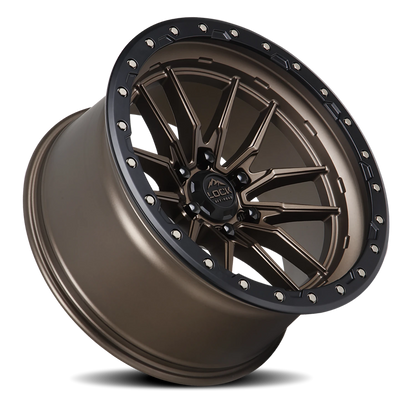 KRAWLER | 20X10 | 8X180 | -18 | MATTE BRONZE W MATTE BLACK RING | KRAWLER-2188MRMBR - Image 2