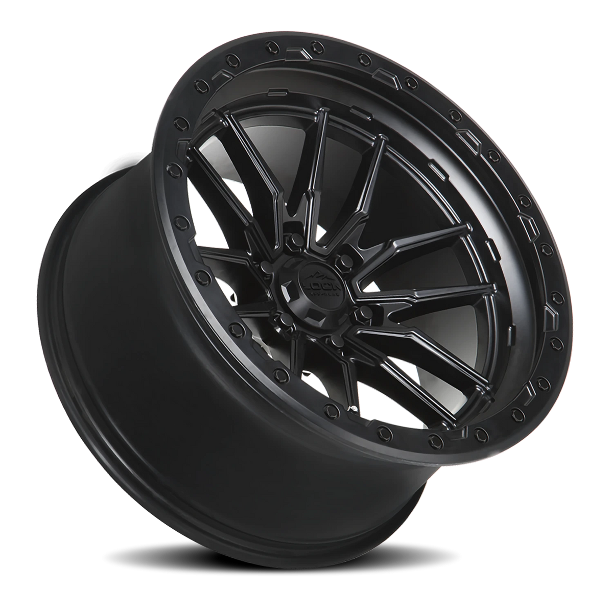 KRAWLER | 17X9 | 5X127 | -12 | MATTE BLACK W MATTE BLACK RING | KRAWLER-7957MB - Image 2