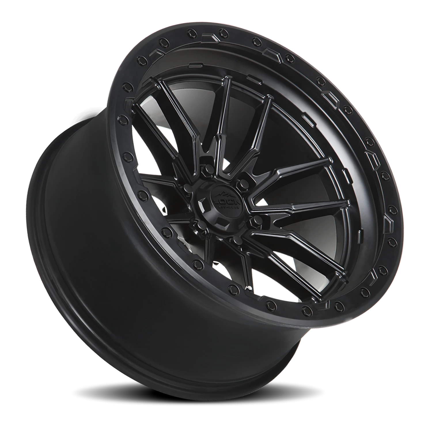 KRAWLER | 17X9 | 6X135 | -12 | MATTE BLACK W MATTE BLACK RING | KRAWLER-7963MB - Image 2
