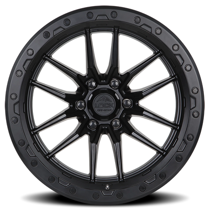 KRAWLER | 17X9 | 6X139.7 | -12 | MATTE BLACK W MATTE BLACK RING | KRAWLER-7969MB - Image 3