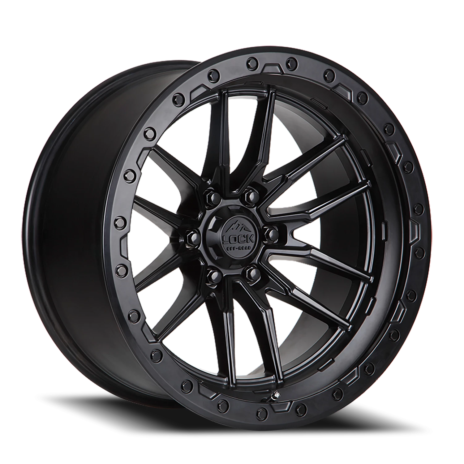 KRAWLER | 20X9 | 8X165.1 | +20 | MATTE BLACK W MATTE BLACK RING | KRAWLER-2986MB20