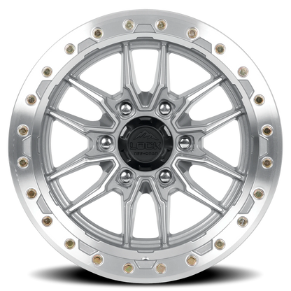 KRAWLER | 17X9 | 6X135 | +0 | MACHINE WITH CLEAR COAT | KRAWLER-7963MC - Image 3