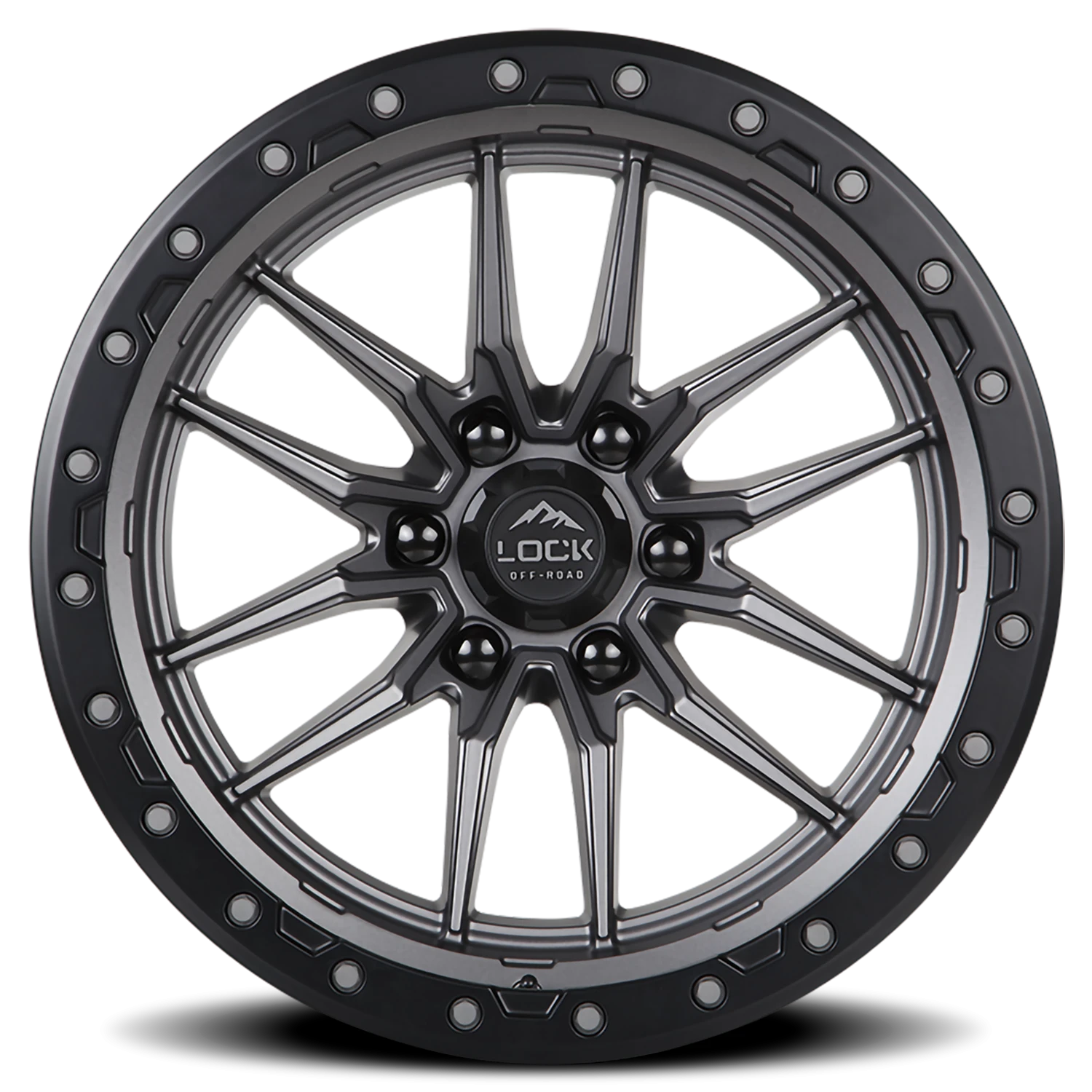 KRAWLER | 20X9 | 8X165.1 | +20 | MATTE GREY W MATTE BLACK RING | KRAWLER-2986MGMBR20 - Image 3