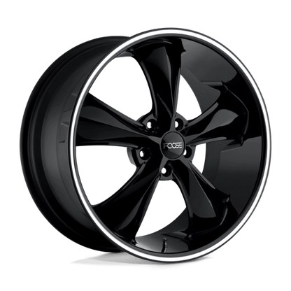 Foose 1PC | F104 LEGEND | 18.0x8.50 | 5X120 | 34 | GLOSS BLACK MILLED